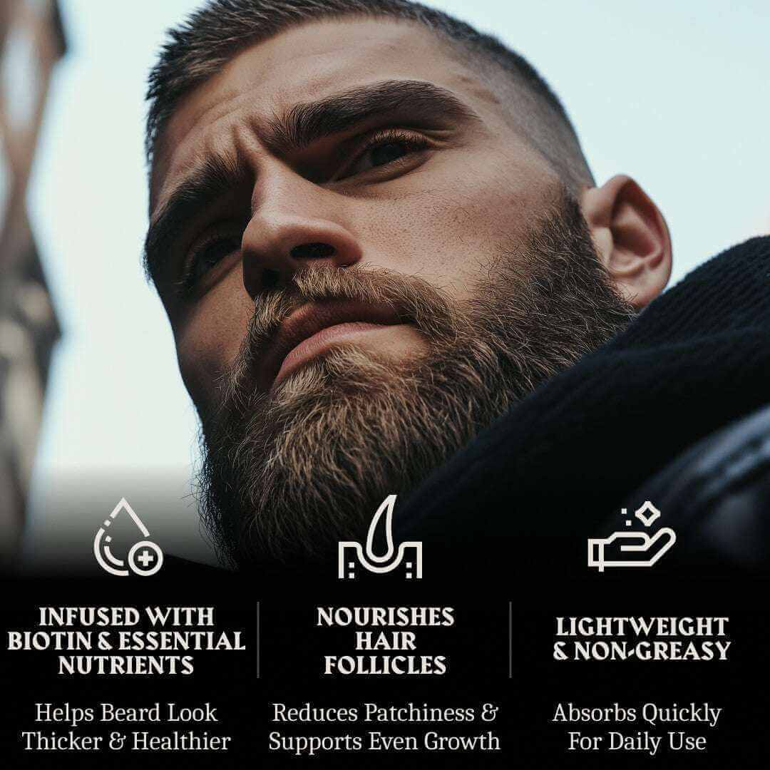 Bartwuchsöl Biotin für Herren – Ohne Duftstoffe