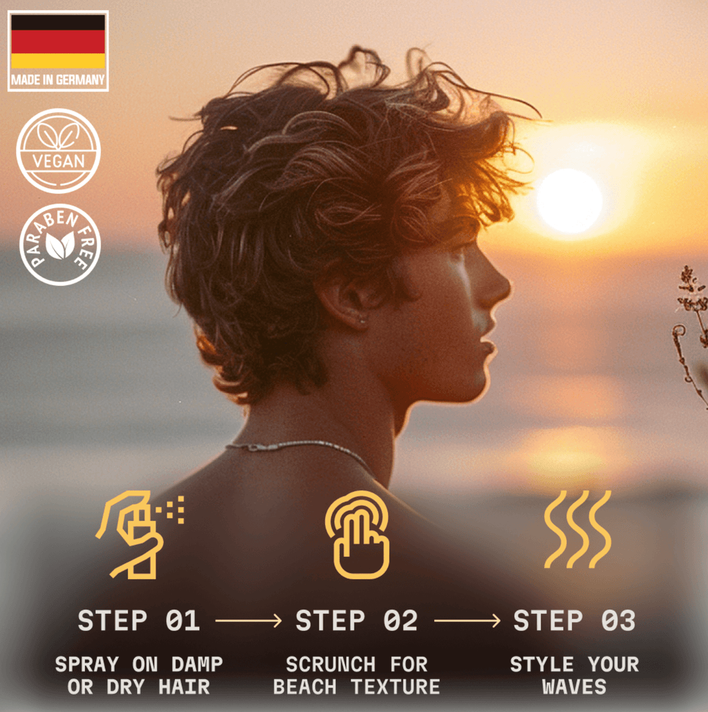 Meersalz Haarspray – Starker Halt – Zitrus